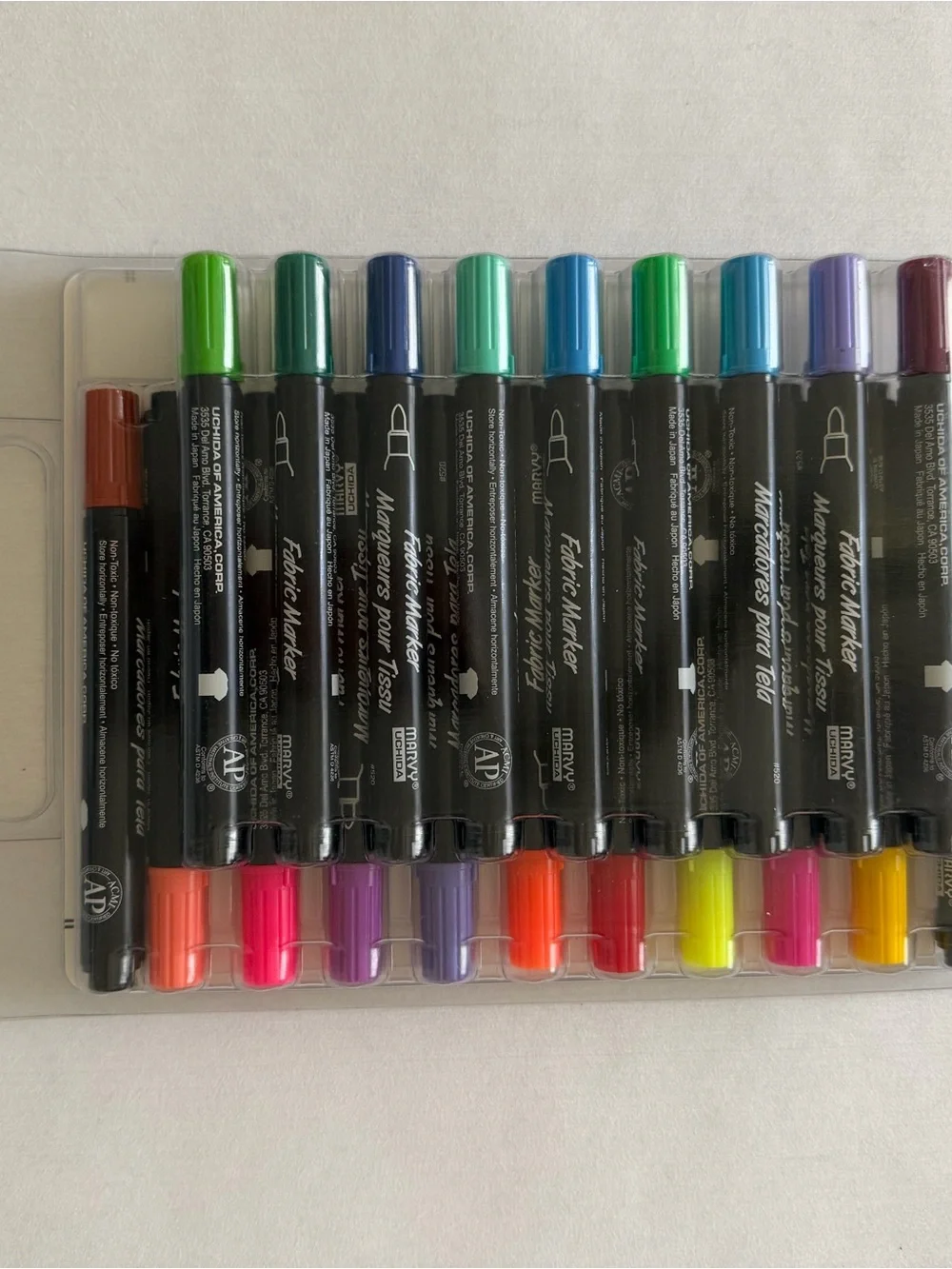 Fabric Marker Set - Assorted Colors
